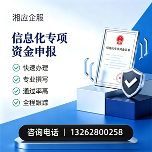 曲靖信息化专项资金申报服务